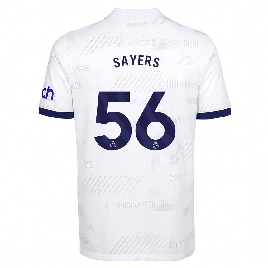 Kids  Charlie Sayers #56 White Home Jersey 2023/24 T-Shirt