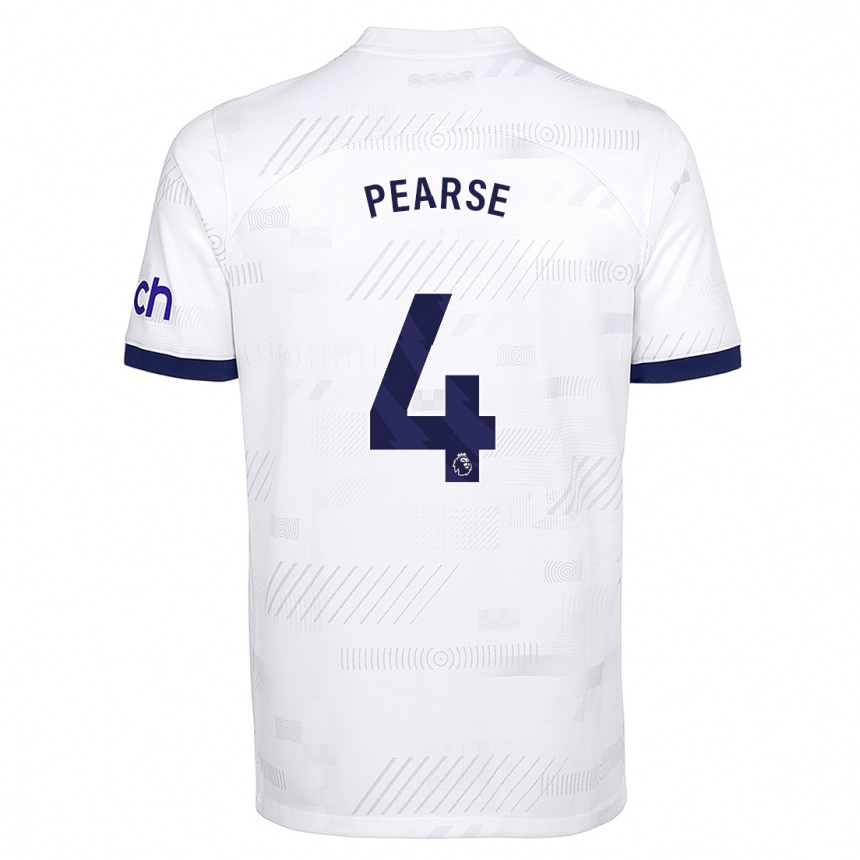 Kids  Gracie Pearse #4 White Home Jersey 2023/24 T-Shirt