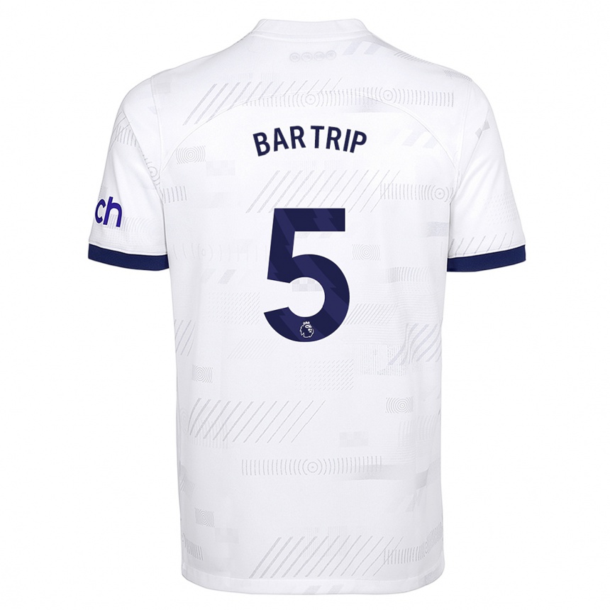 Kids  Molly Bartrip #5 White Home Jersey 2023/24 T-Shirt