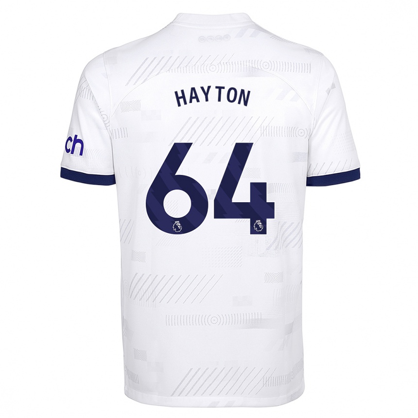 Kids  Adam Hayton #64 White Home Jersey 2023/24 T-Shirt