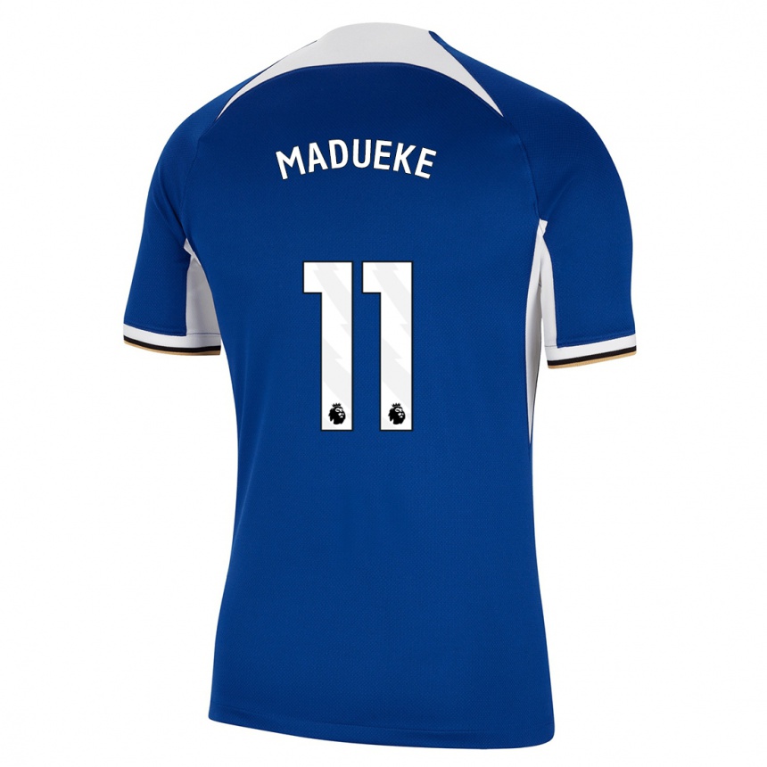 Kids  Noni Madueke #11 Blue Home Jersey 2023/24 T-Shirt