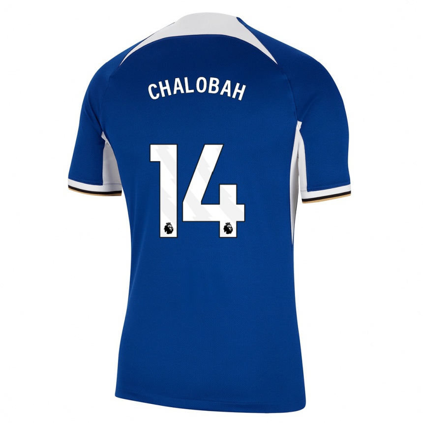 Kids  Trevoh Chalobah #14 Blue Home Jersey 2023/24 T-Shirt