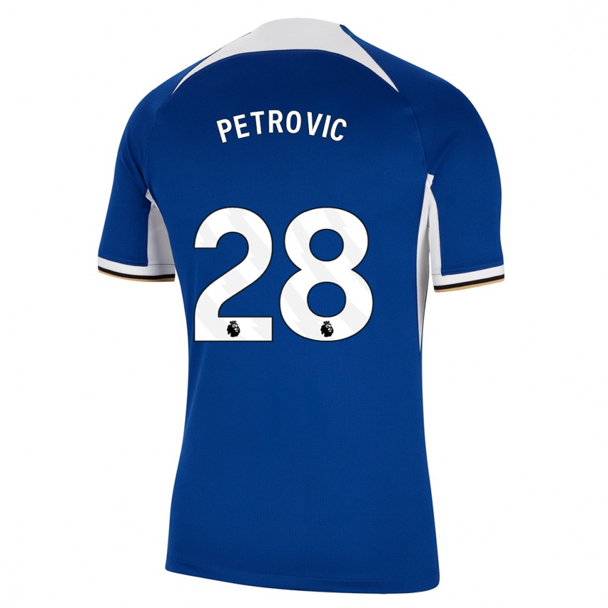 Kids  Djordje Petrovic #28 Blue Home Jersey 2023/24 T-Shirt