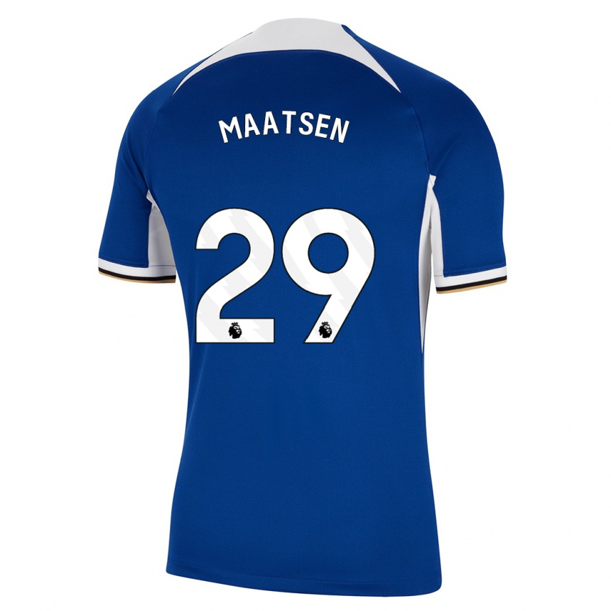 Kids  Ian Maatsen #29 Blue Home Jersey 2023/24 T-Shirt