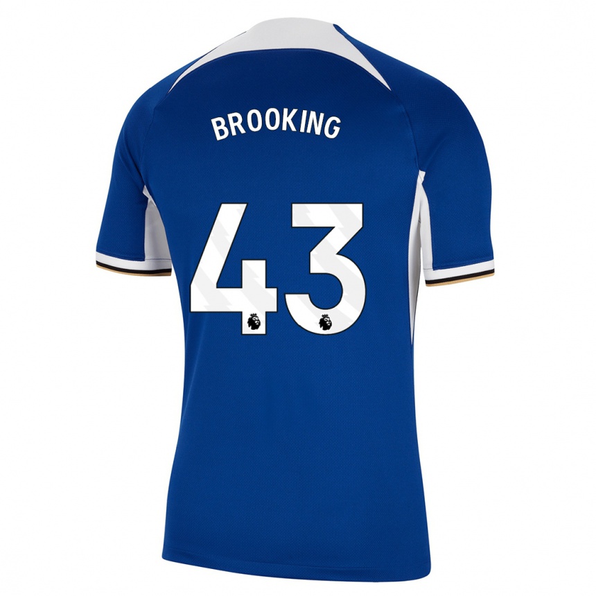 Kids  Josh Brooking #43 Blue Home Jersey 2023/24 T-Shirt