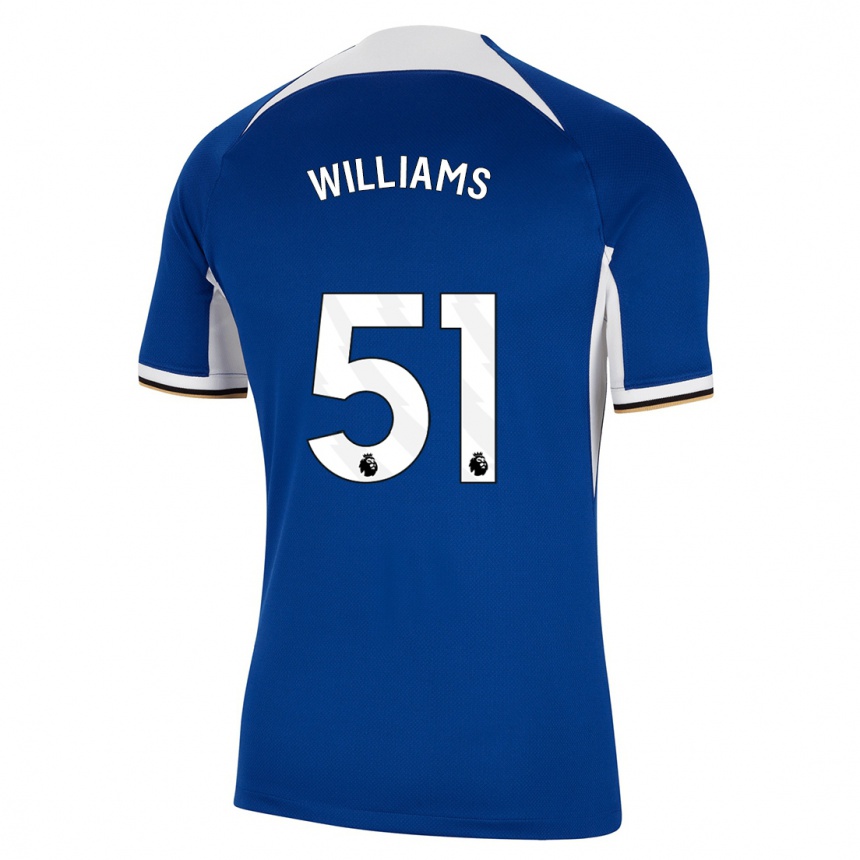 Kids  Dylan Williams #51 Blue Home Jersey 2023/24 T-Shirt