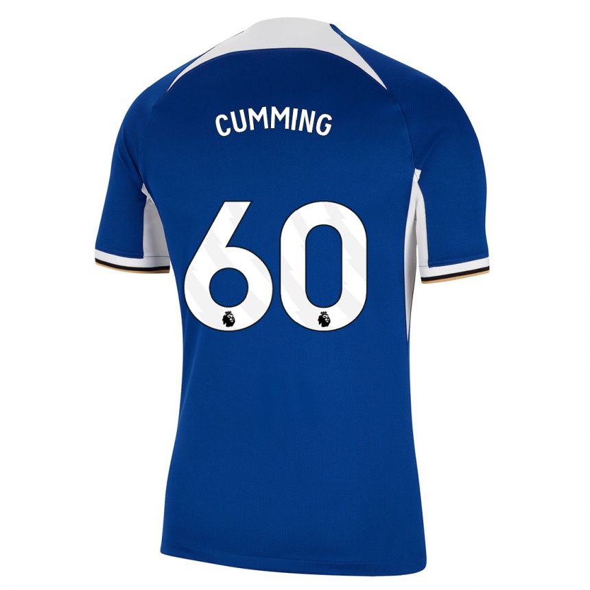 Kids  Jamie Cumming #60 Blue Home Jersey 2023/24 T-Shirt