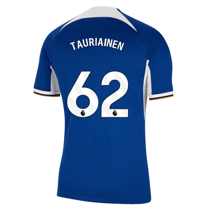 Kids  Jimi Tauriainen #62 Blue Home Jersey 2023/24 T-Shirt