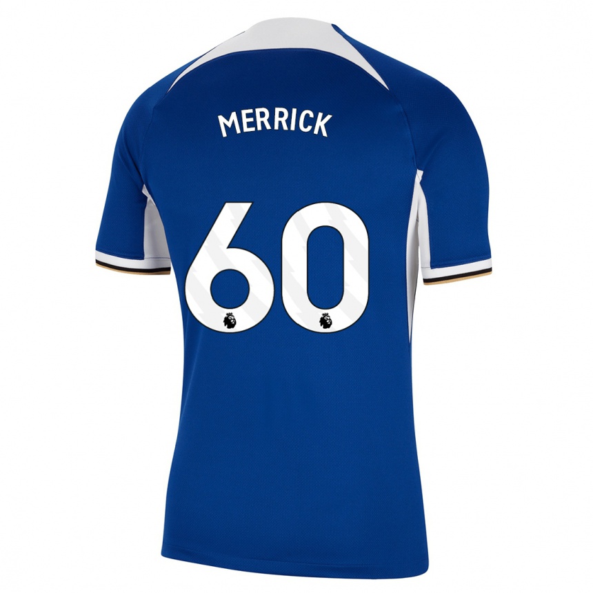 Kids  Max Merrick #60 Blue Home Jersey 2023/24 T-Shirt