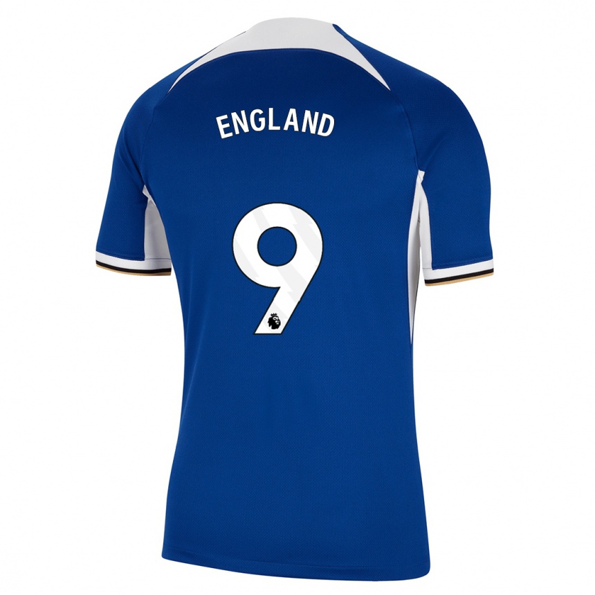 Kids  Bethany England #9 Blue Home Jersey 2023/24 T-Shirt