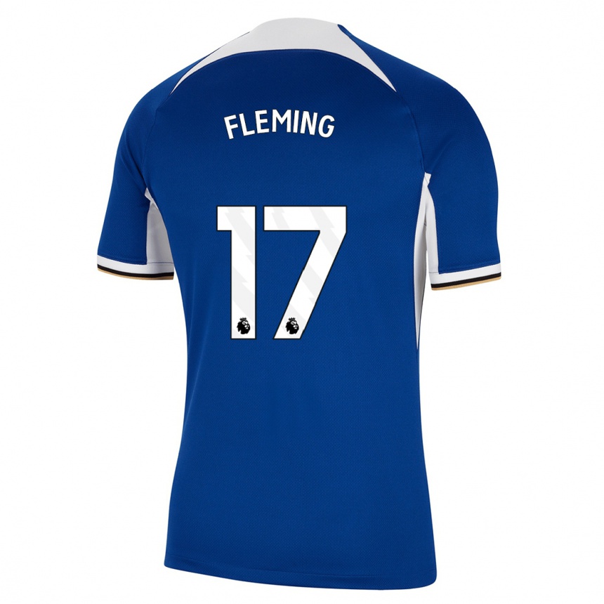 Kids  Jessie Fleming #17 Blue Home Jersey 2023/24 T-Shirt