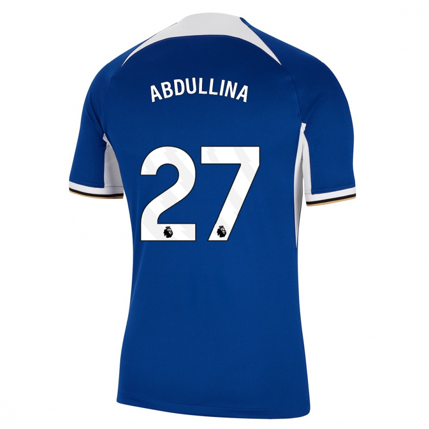 Kids  Alsu Abdullina #27 Blue Home Jersey 2023/24 T-Shirt