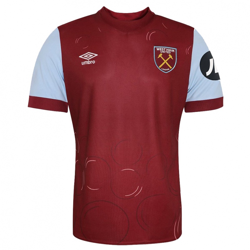 Kids Football Gideon Kodua #56 Maroon Home Jersey 2023/24 T-Shirt