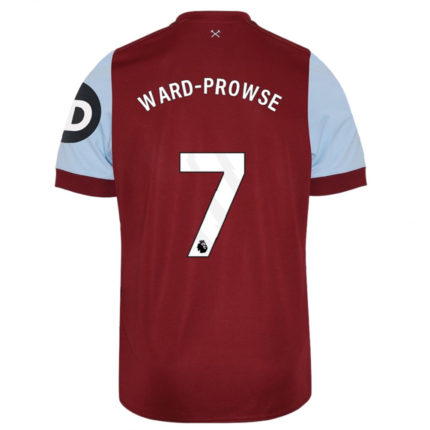 Kids Football James Ward-Prowse #7 Maroon Home Jersey 2023/24 T-Shirt