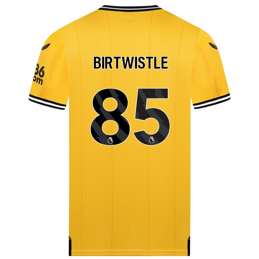 Kids Football Harry Birtwistle #85 Yellow Home Jersey 2023/24 T-Shirt