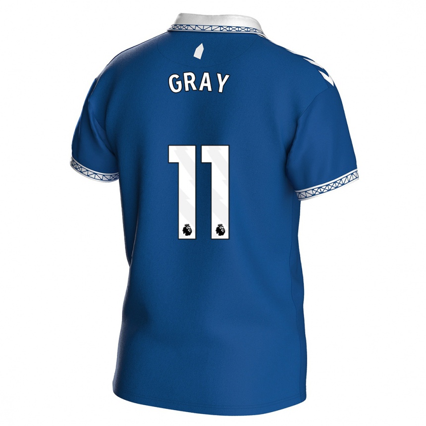 Kids Football Demarai Gray #11 Royal Blue Home Jersey 2023/24 T-Shirt