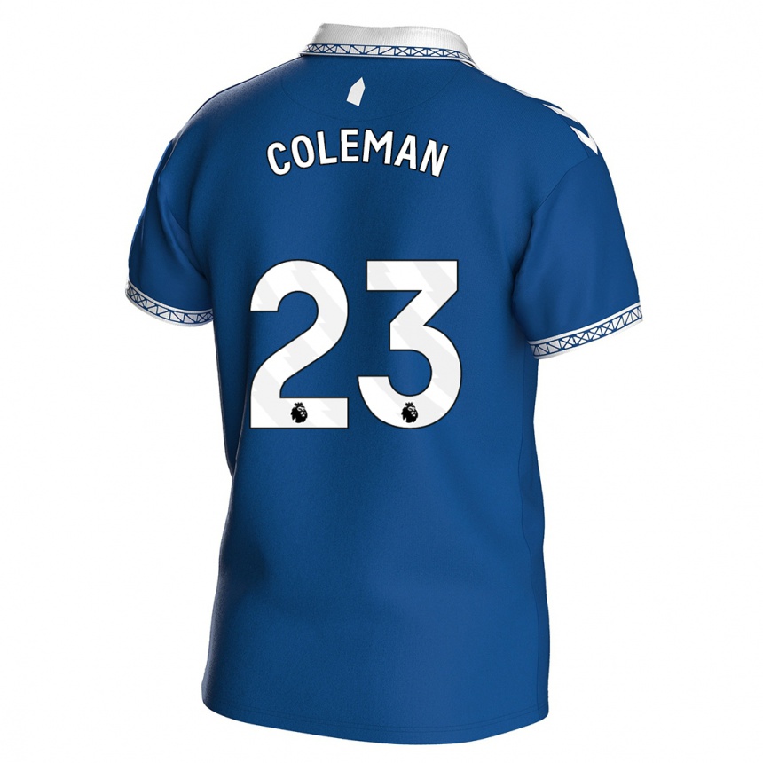 Kids Football Seamus Coleman #23 Royal Blue Home Jersey 2023/24 T-Shirt