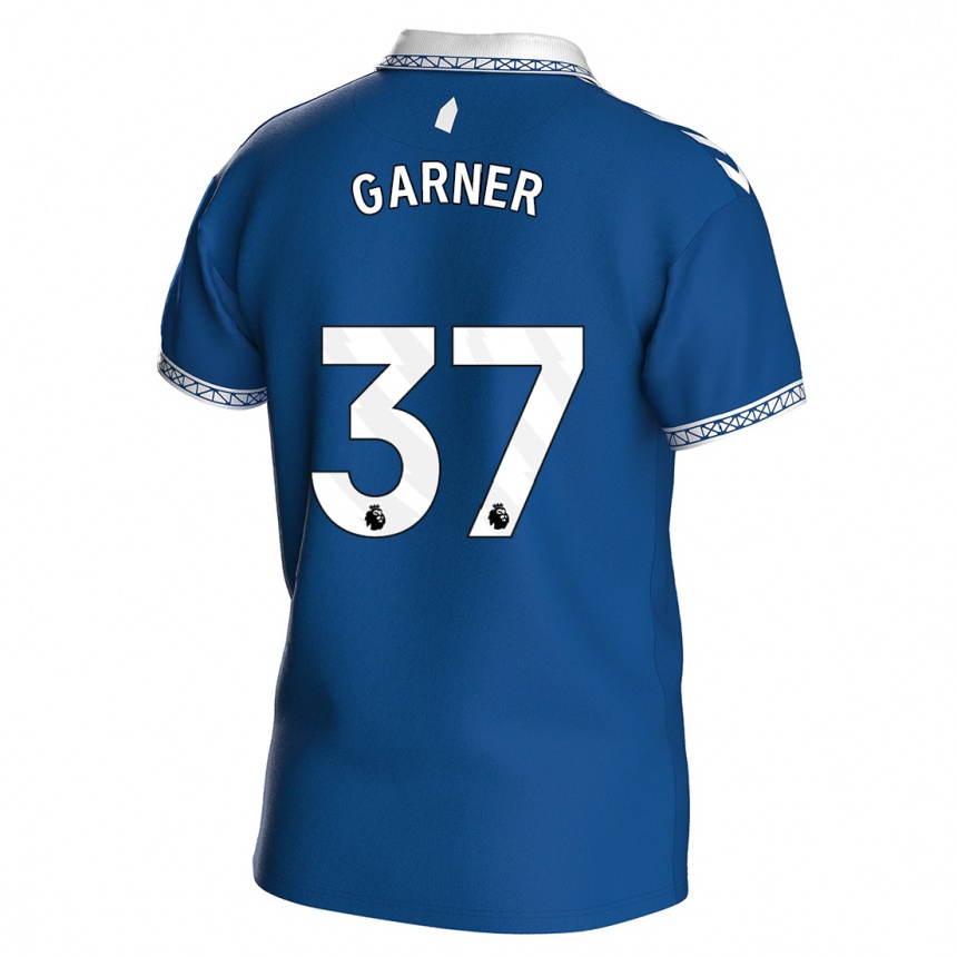 Kids Football James Garner #37 Royal Blue Home Jersey 2023/24 T-Shirt