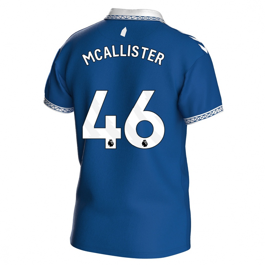 Kids Football Sean Mcallister #46 Royal Blue Home Jersey 2023/24 T-Shirt