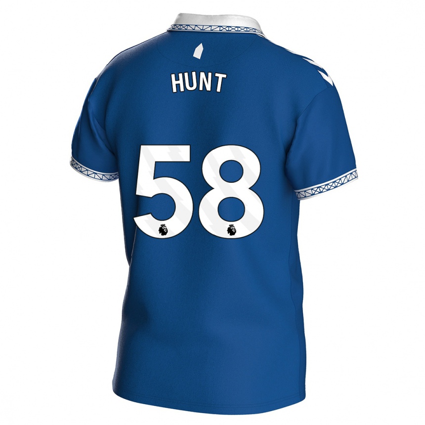 Kids Football Mackenzie Hunt #58 Royal Blue Home Jersey 2023/24 T-Shirt