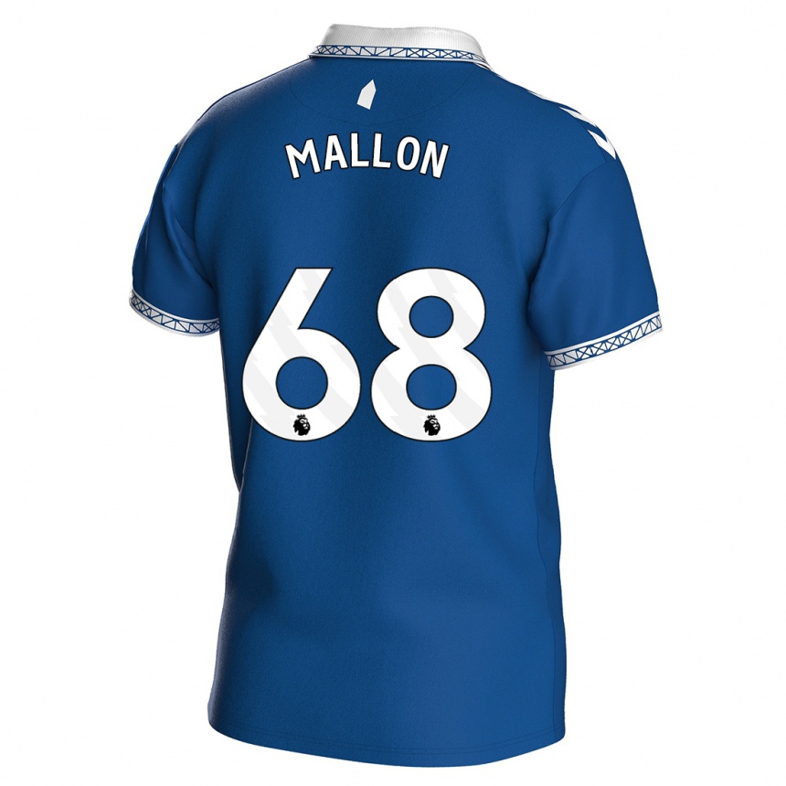 Kids Football Mathew Mallon #68 Royal Blue Home Jersey 2023/24 T-Shirt