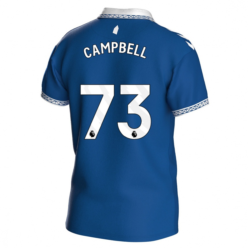 Kids Football Elijah Campbell #73 Royal Blue Home Jersey 2023/24 T-Shirt