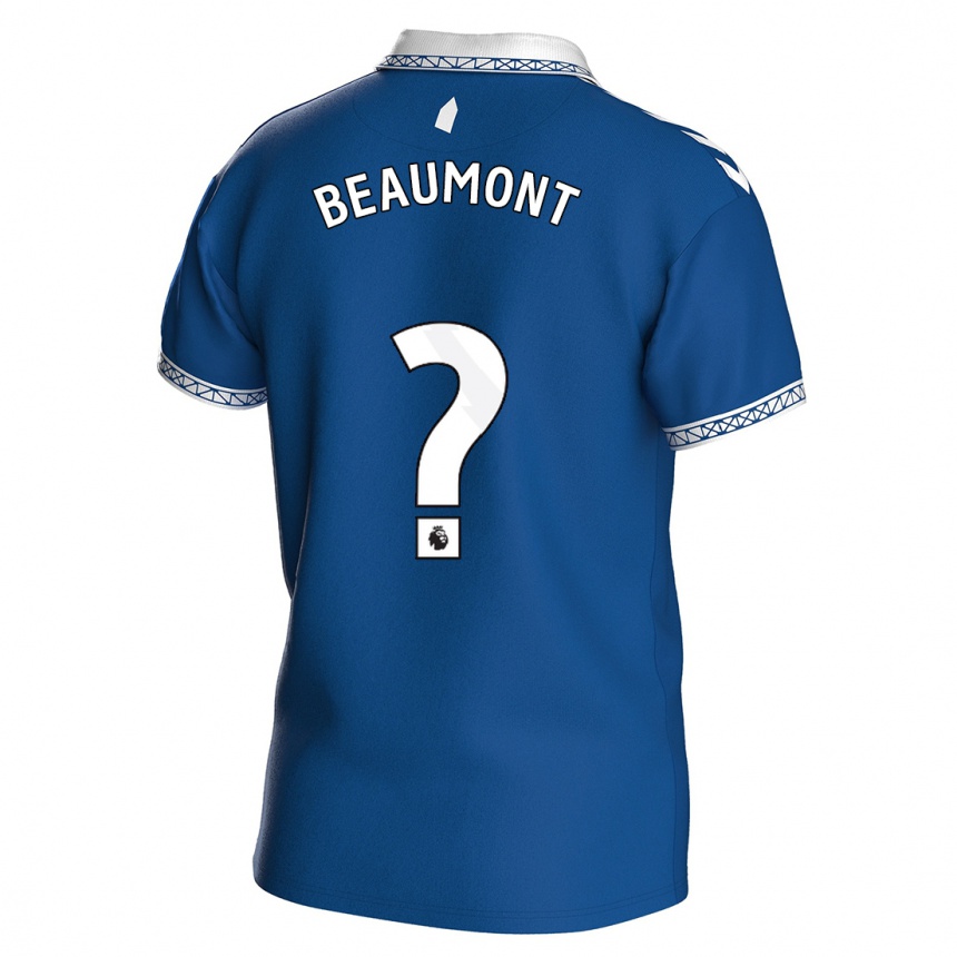 Kids Football Jacob Beaumont-Clark #0 Royal Blue Home Jersey 2023/24 T-Shirt