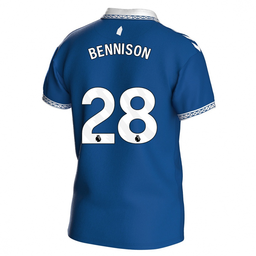 Kids Football Hanna Bennison #28 Royal Blue Home Jersey 2023/24 T-Shirt