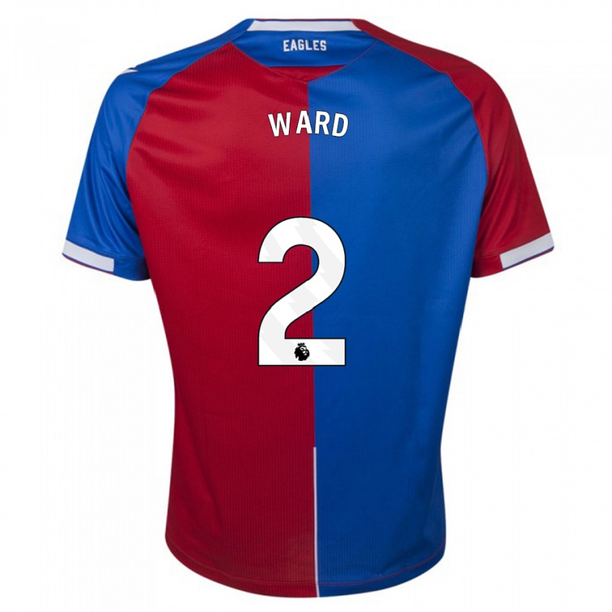 Kids Football Joel Ward #2 Red Blue Home Jersey 2023/24 T-Shirt