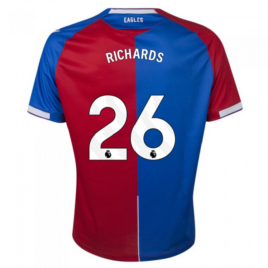 Kids Football Chris Richards #26 Red Blue Home Jersey 2023/24 T-Shirt