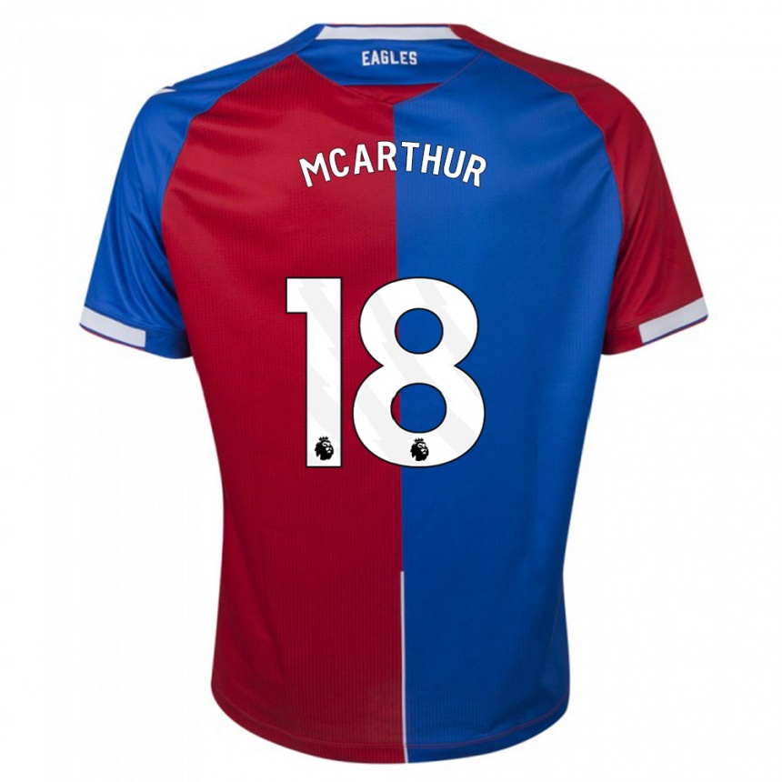 Kids Football James Mcarthur #18 Red Blue Home Jersey 2023/24 T-Shirt