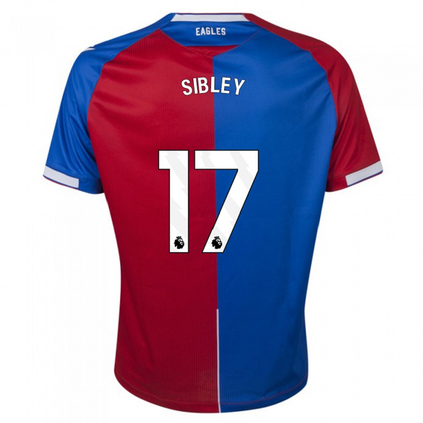 Kids Football Isabella Sibley #17 Red Blue Home Jersey 2023/24 T-Shirt