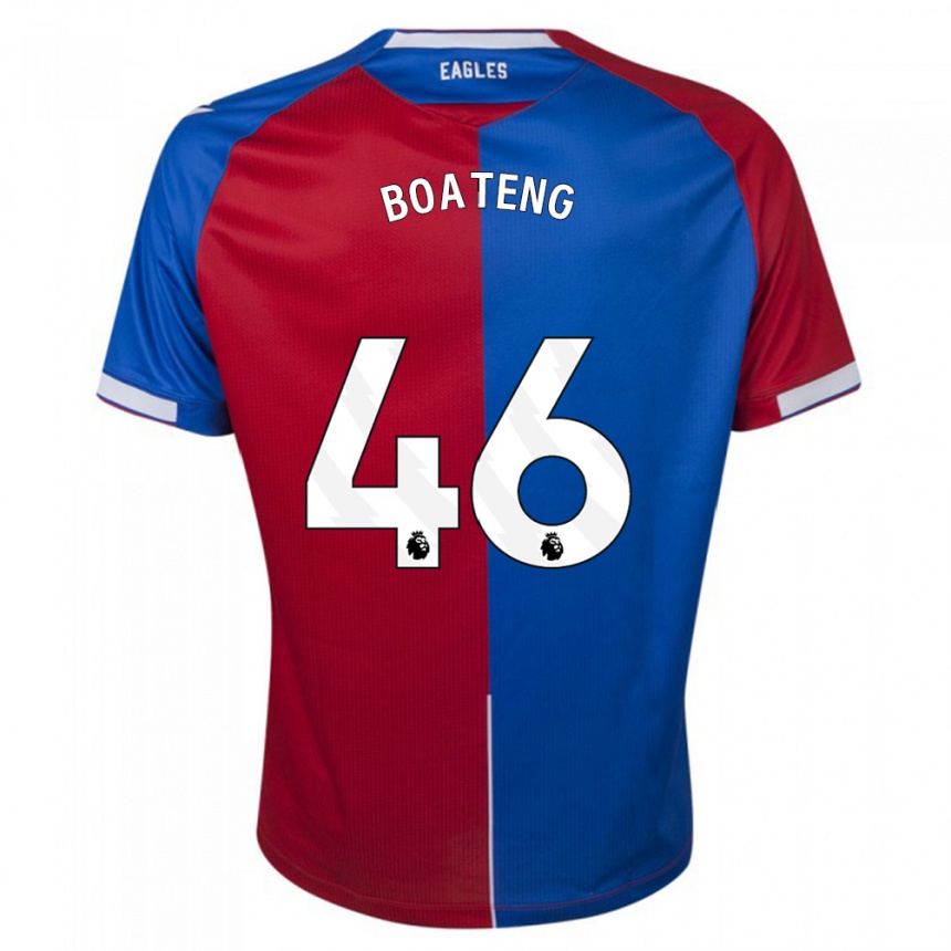 Kids Football Malachi Boateng #46 Red Blue Home Jersey 2023/24 T-Shirt