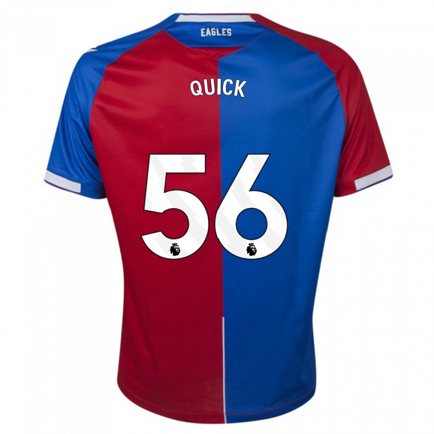 Kids Football Daniel Quick #56 Red Blue Home Jersey 2023/24 T-Shirt