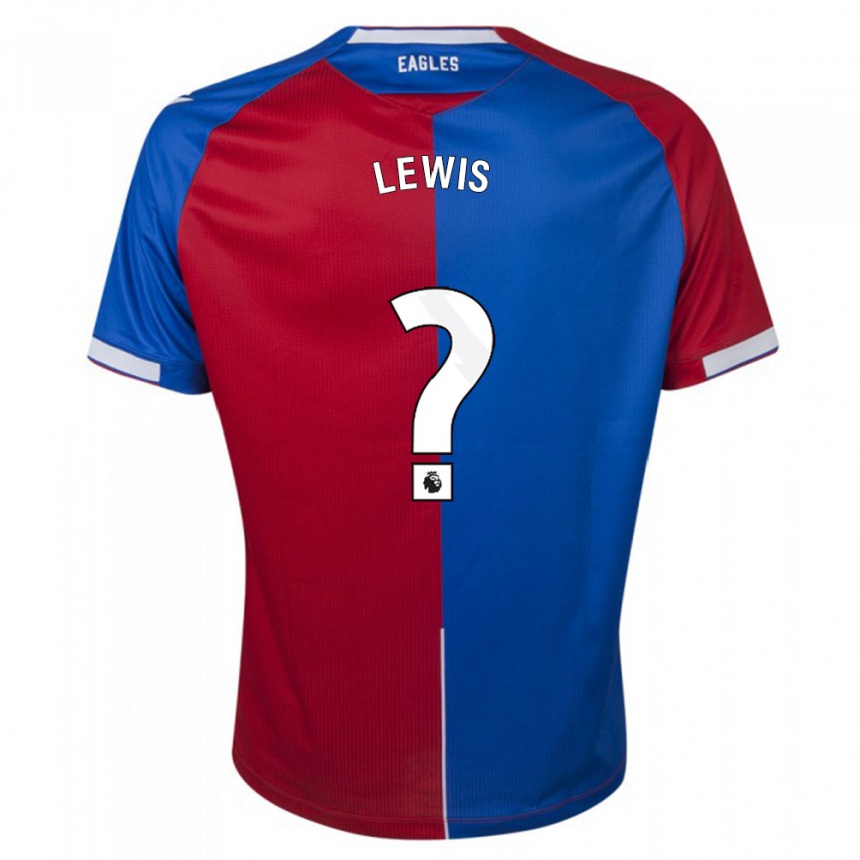 Kids Football Cameron Lewis Brown #0 Red Blue Home Jersey 2023/24 T-Shirt