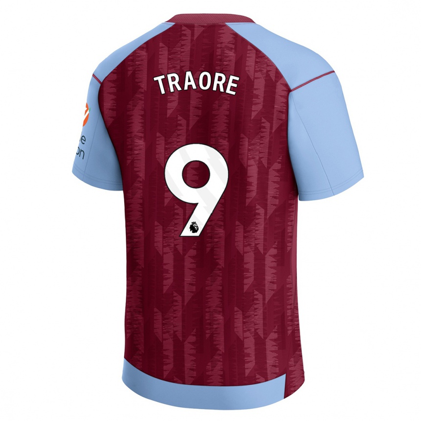 Kids Football Bertrand Traoré #9 Claret Blue Home Jersey 2023/24 T-Shirt