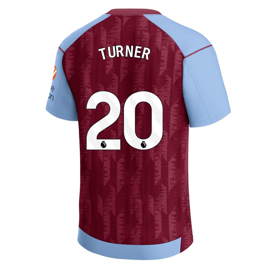 Kids Football Danielle Turner #20 Claret Blue Home Jersey 2023/24 T-Shirt