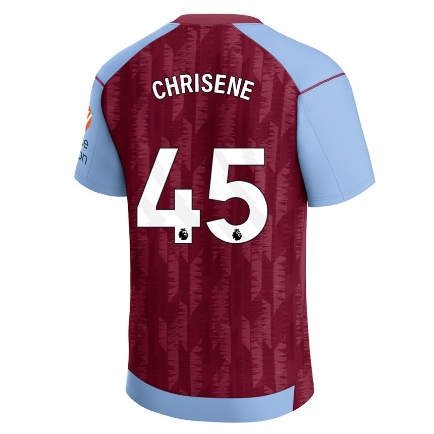 Kids Football Ben Chrisene #45 Claret Blue Home Jersey 2023/24 T-Shirt