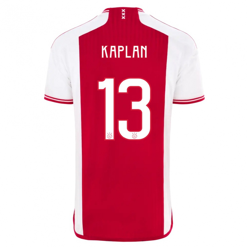 Kids  Ahmetcan Kaplan #13 Red White Home Jersey 2023/24 T-Shirt