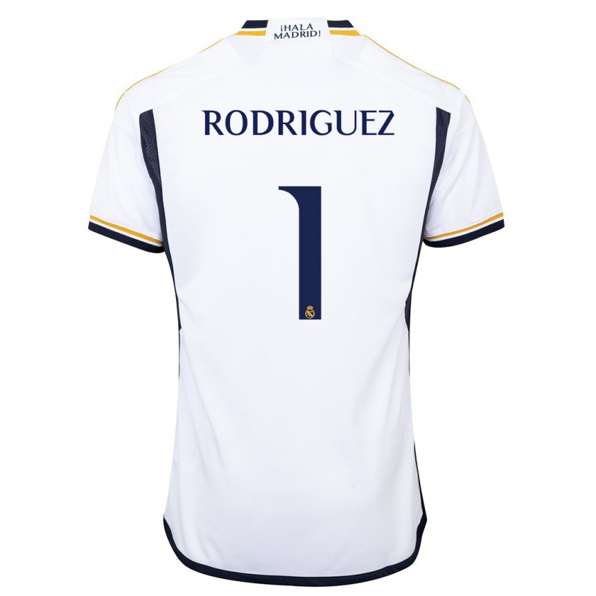 Kids  Misa Rodriguez #1 White Home Jersey 2023/24 T-Shirt