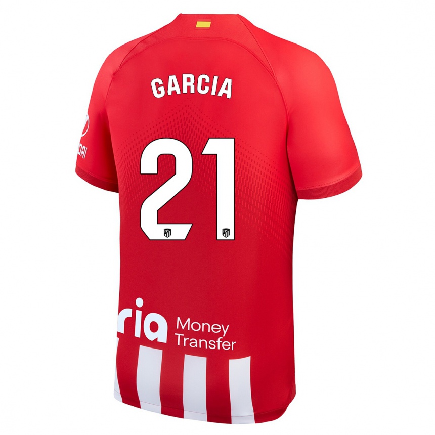 Kids  Sheila Garcia #21 Red White Home Jersey 2023/24 T-Shirt