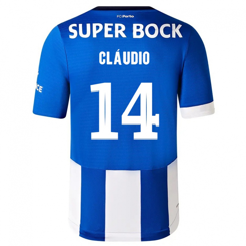 Kids  Claudio Ramos #14 Blue White Home Jersey 2023/24 T-Shirt