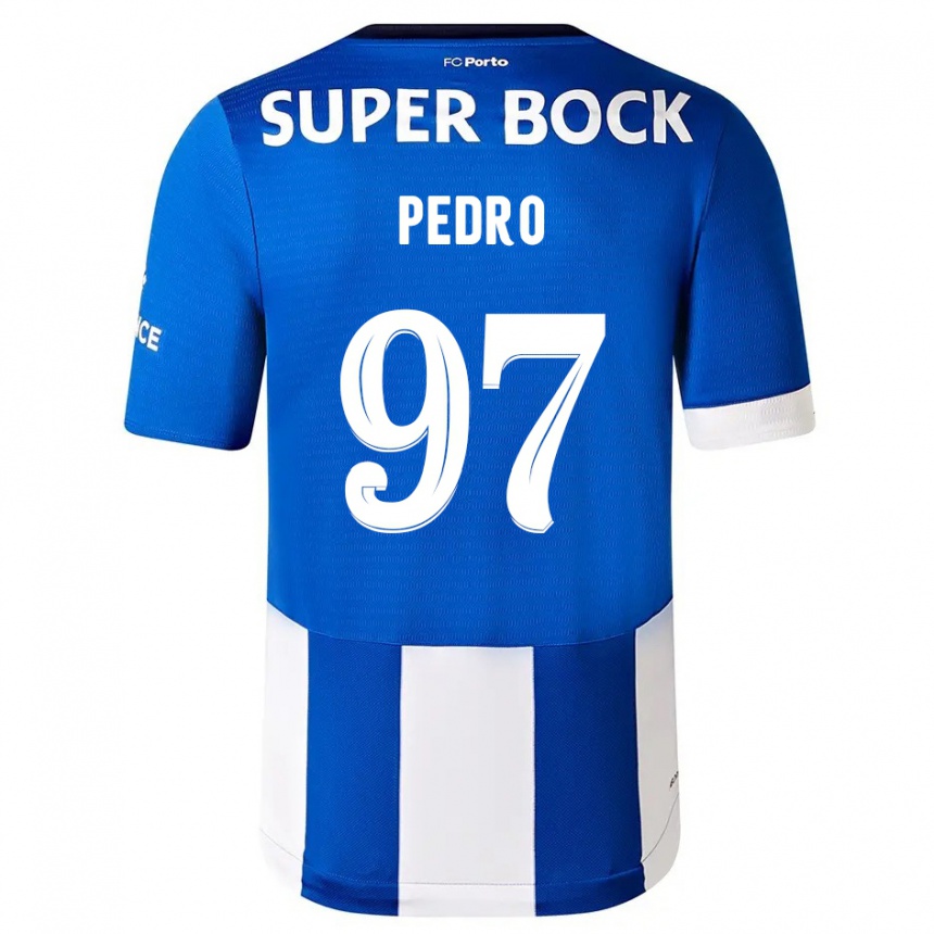 Kids  Zé Pedro #97 Blue White Home Jersey 2023/24 T-Shirt