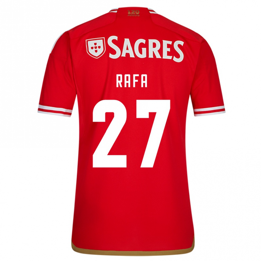 Kids Football Rafa #27 Red Home Jersey 2023/24 T-Shirt