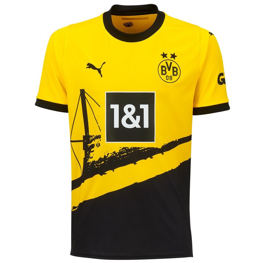 Kids  Samuel Bamba #7 Yellow Home Jersey 2023/24 T-Shirt