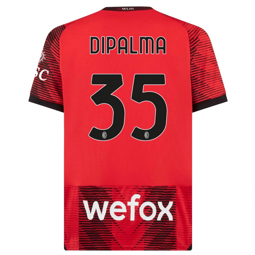 Kids  Matteo Dipalma #35 Red  Black Home Jersey 2023/24 T-Shirt