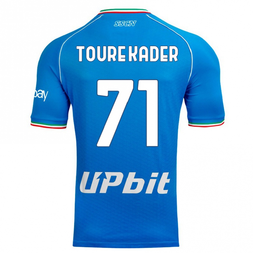 Kids  Aziz Toure Kader #71 Sky Blue Home Jersey 2023/24 T-Shirt