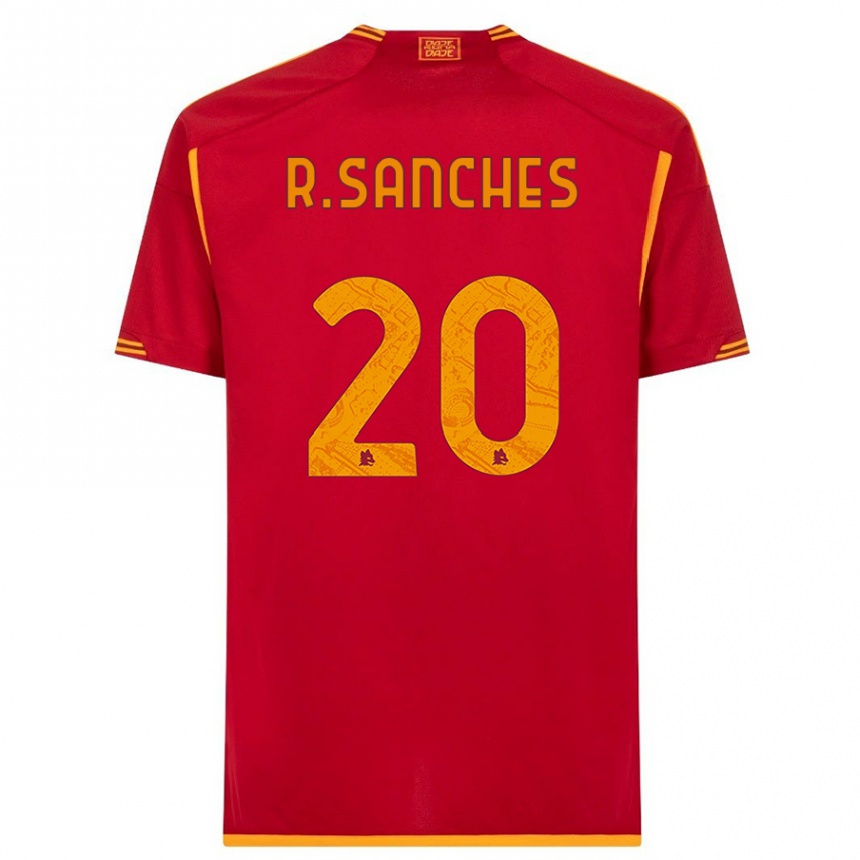 Kids  Renato Sanches #20 Red Home Jersey 2023/24 T-Shirt