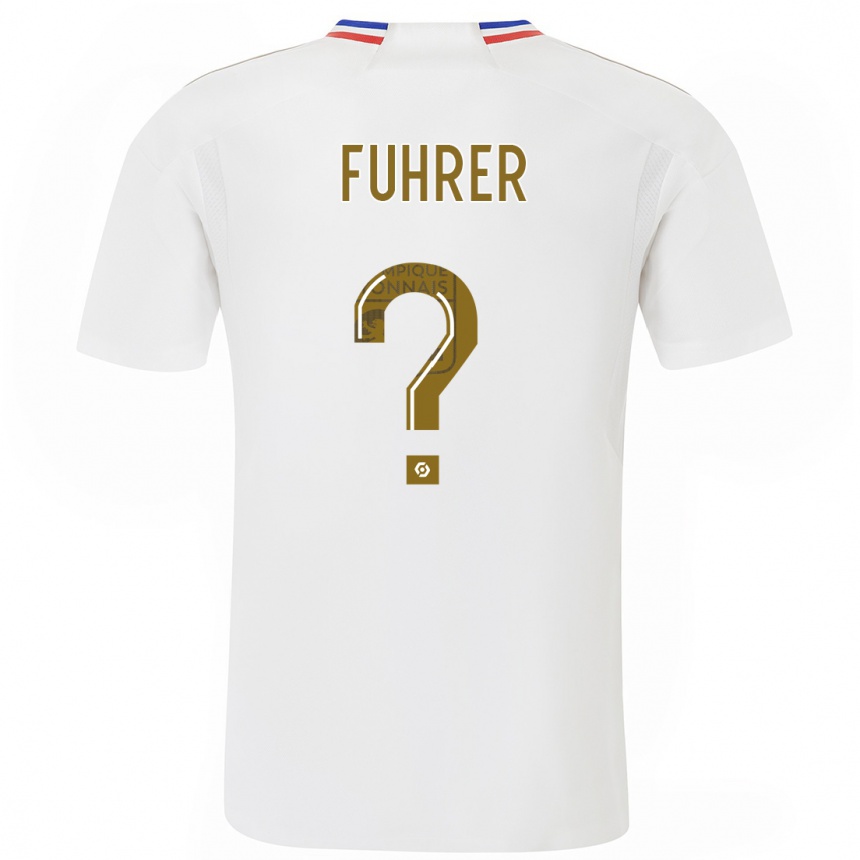 Kids  Pape Fuhrer #0 White Home Jersey 2023/24 T-Shirt