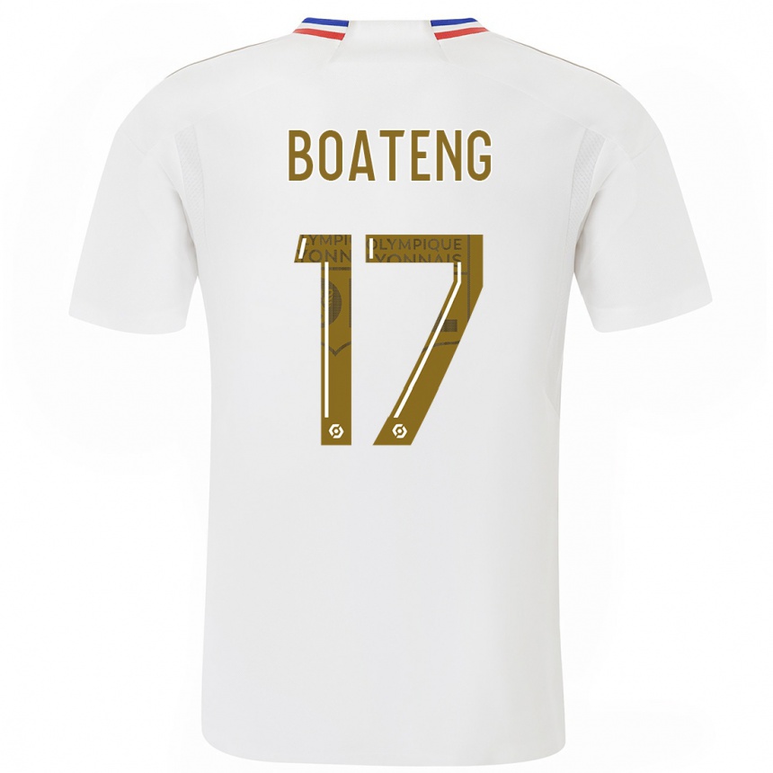 Kids  Jerome Boateng #17 White Home Jersey 2023/24 T-Shirt